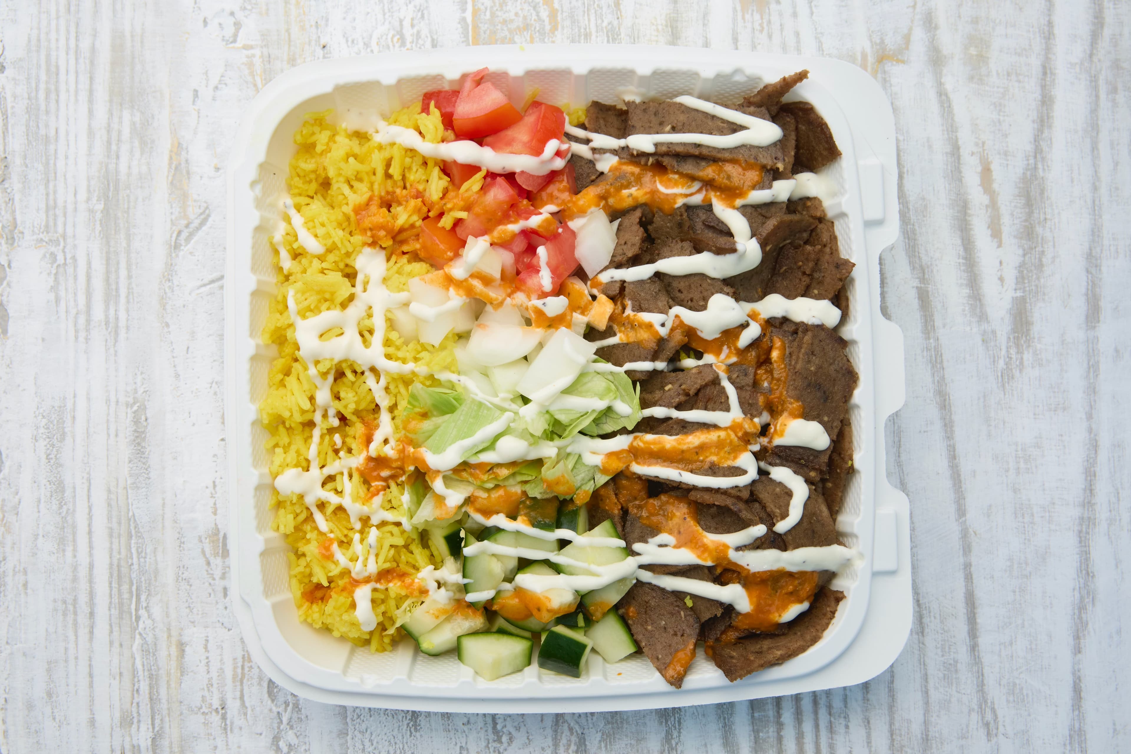 Gyro Over Rice