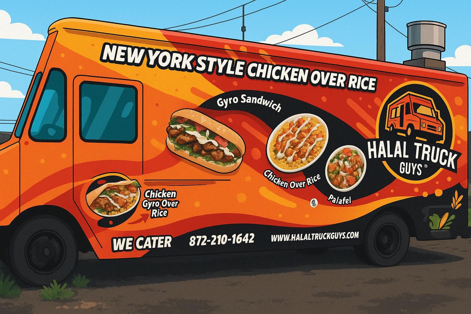 Our food truck and team